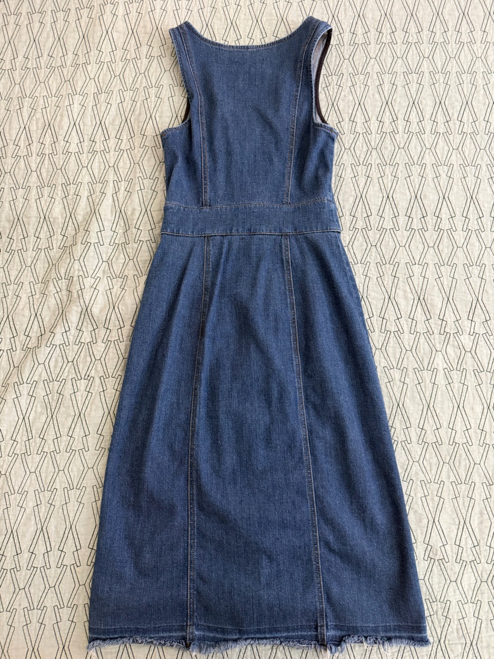 7 For All Mankind Blue Straight-Leg Jeans with Front Zip - Picture 3 of 3
